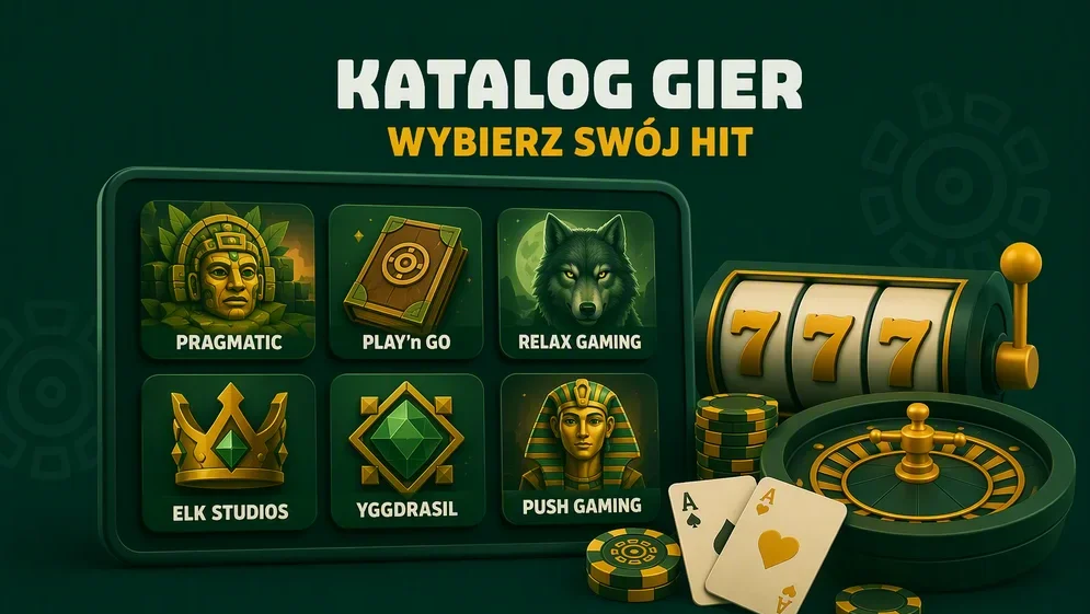siatka miniaturek gier slotowych różnych dostawców